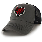 ‘47 Men's Arkansas State Red Wolves Grey Blue Mountain Closer Fitted Hat