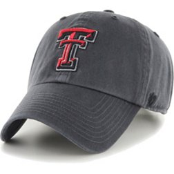‘47 Men's Texas Tech Red Raiders Grey Clean Up Adjustable Hat