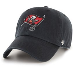 '47 Men's Tampa Bay Buccaneers Team Cleanup Black Adjustable Hat