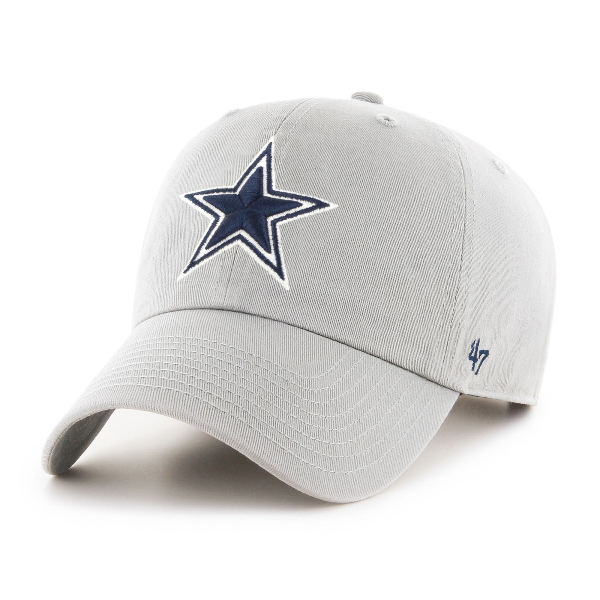 Men's '47 Black Dallas Cowboys Primary Clean Up Adjustable Hat