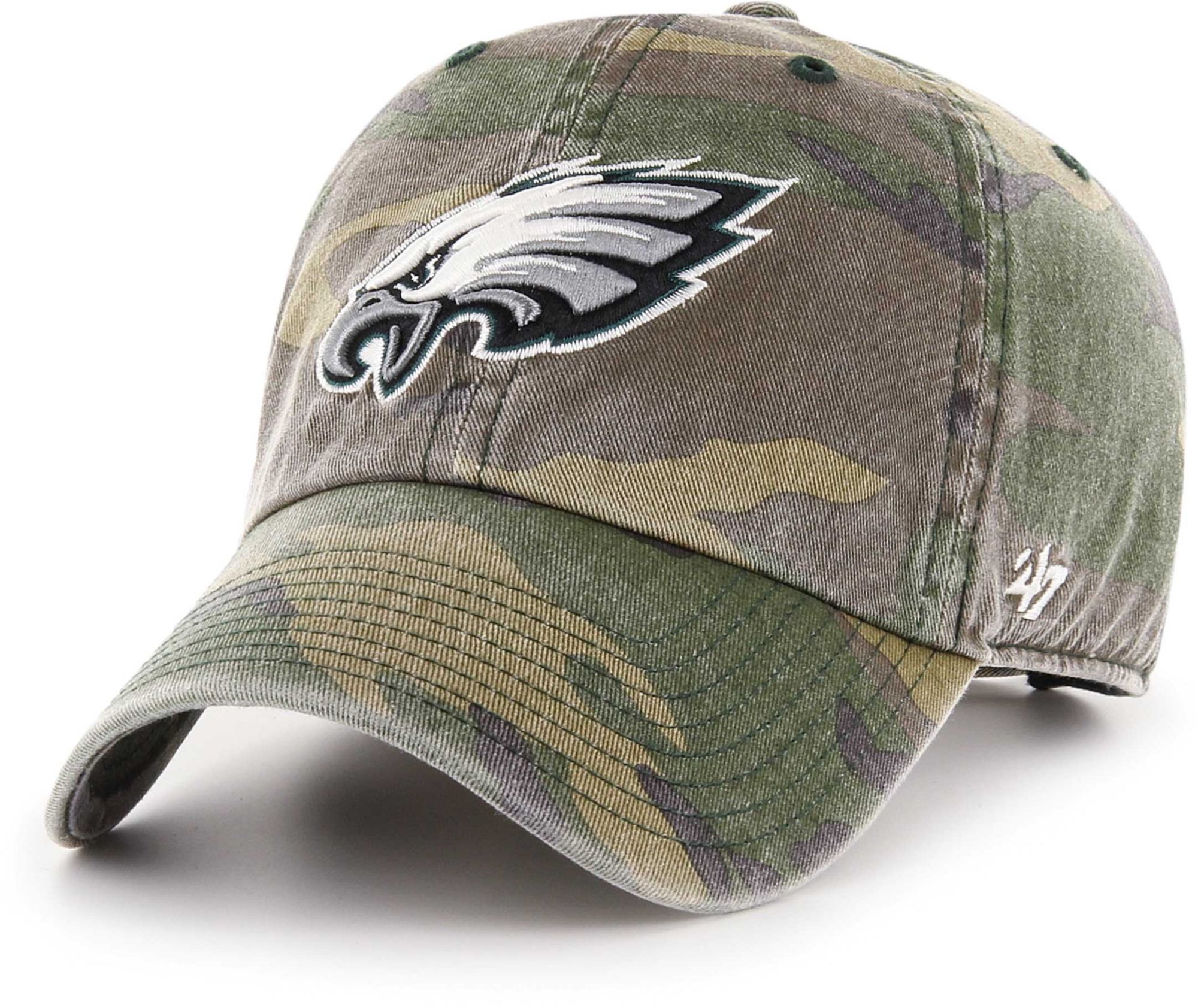 47 Brand / Men's Philadelphia Eagles Camo Cleanup Adjustable Hat