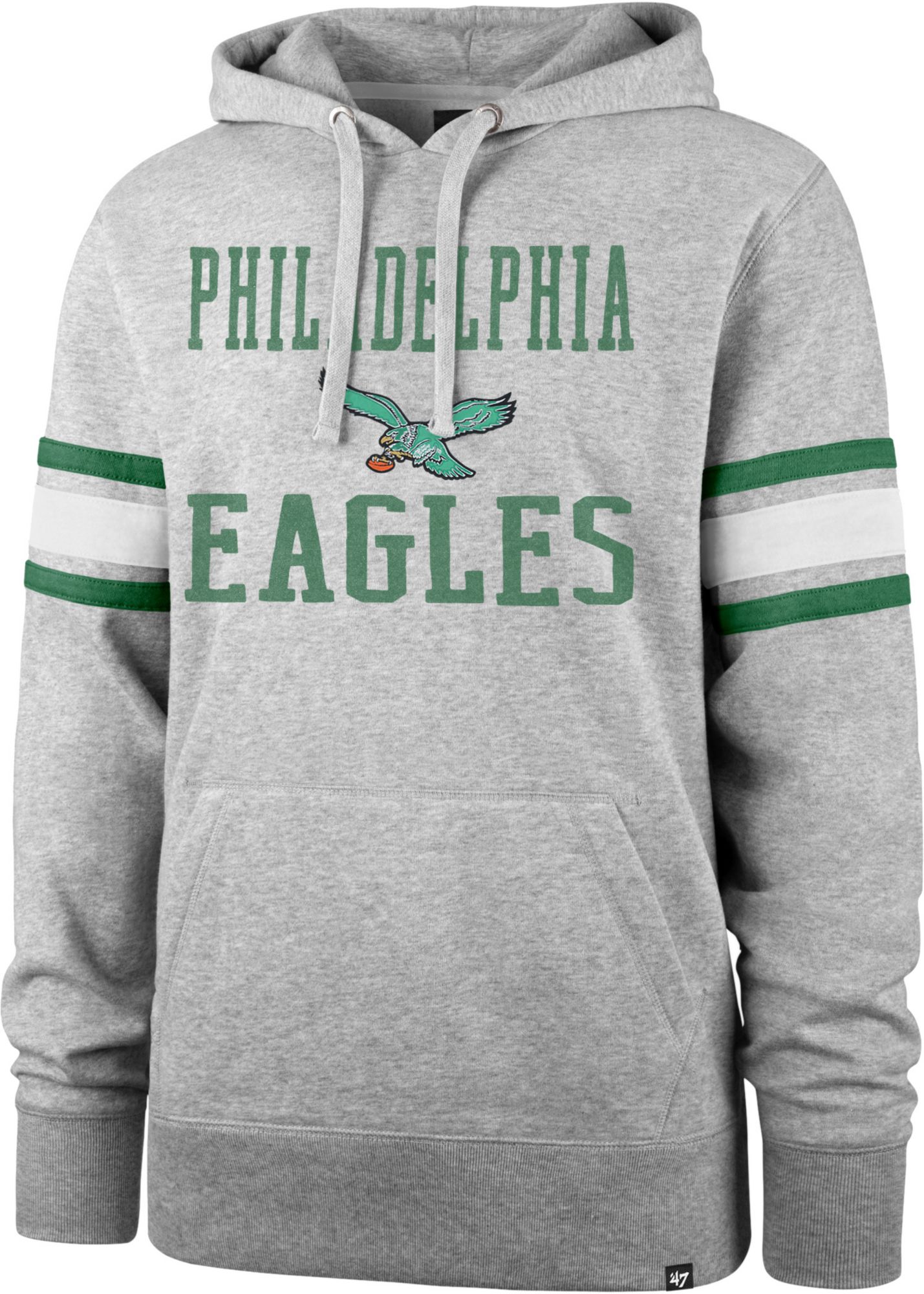 men's philadelphia eagles nike gray historic pullover hoodie