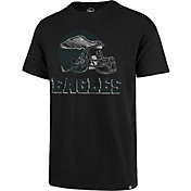 ‘47 Men's Philadelphia Eagles Scrum Logo Black T-Shirt