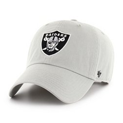 ‘47 Men's Las Vegas Raiders Cleanup Gray Adjustable Hat