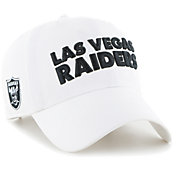 ‘47 Men's Las Vegas Raiders White Script Clean Up Adjustable Hat