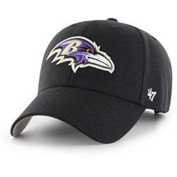 '47 Men's Baltimore Ravens Black MVP Adjustable Hat