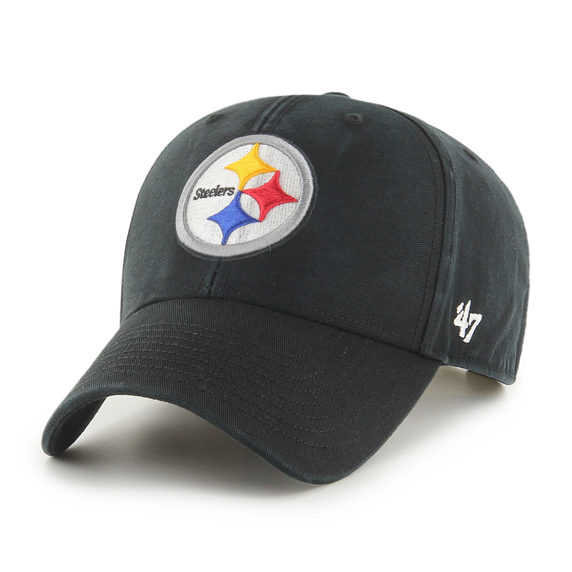 black on black steelers hat