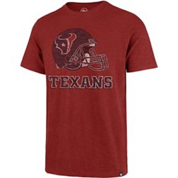 ‘47 Men's Houston Texans Scrum Logo Red T-Shirt