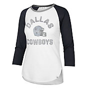 ‘47 Women's Dallas Cowboys Frankie White Three-Quarter Sleeve T-Shirt
