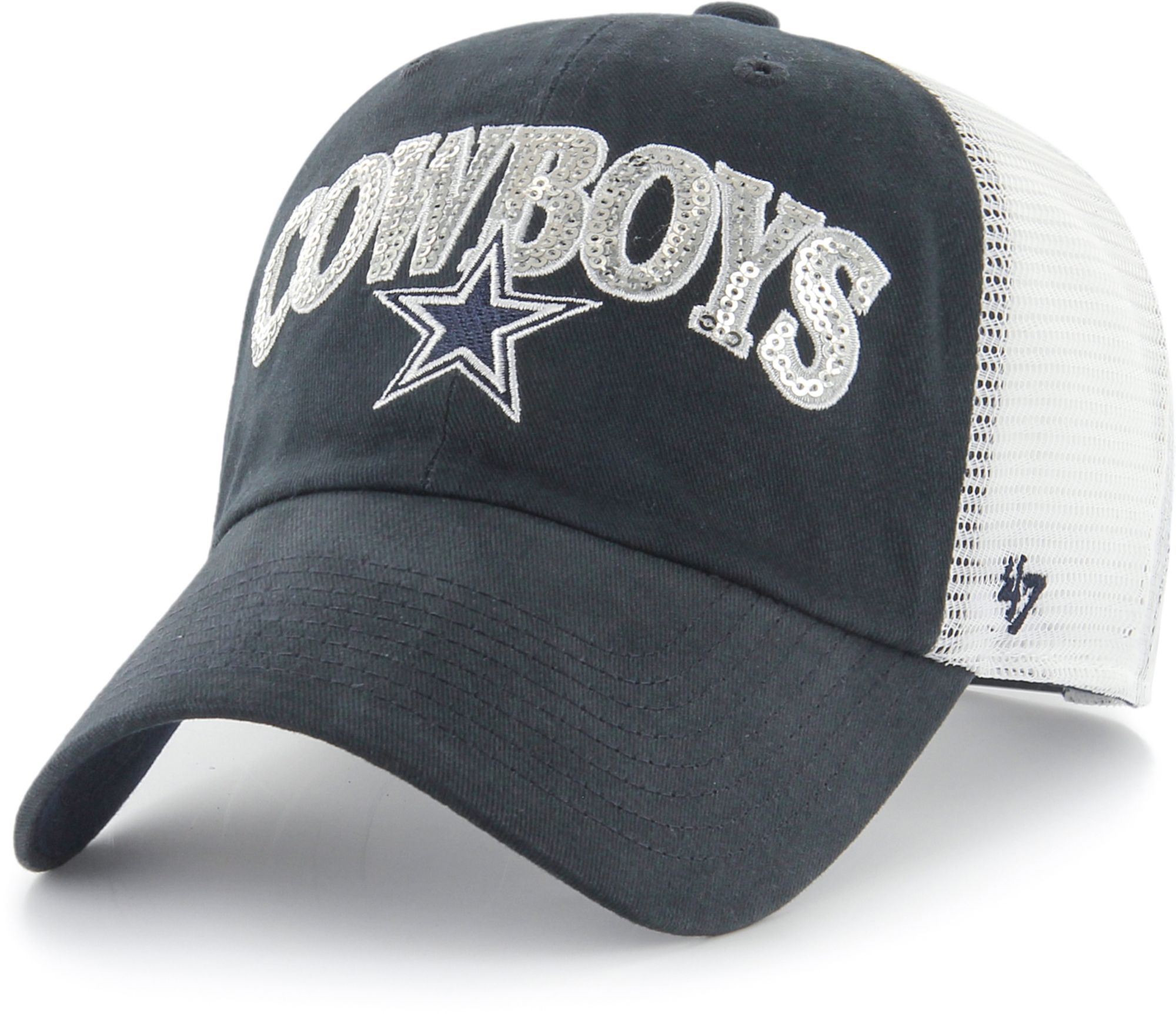 47 Brand Women's White Dallas Cowboys Sharon Clean Up Adjustable Hat -  Macy's