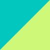 Teal/White