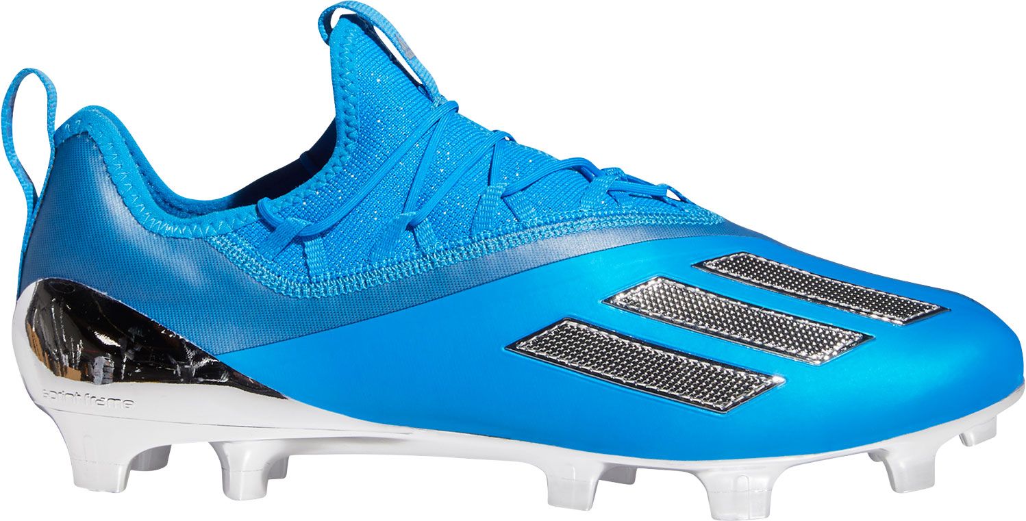 teal color football cleats