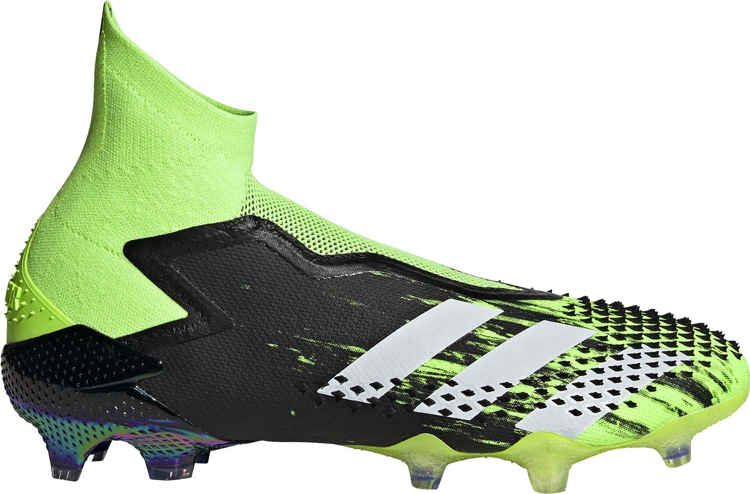 green and black adidas soccer shoes