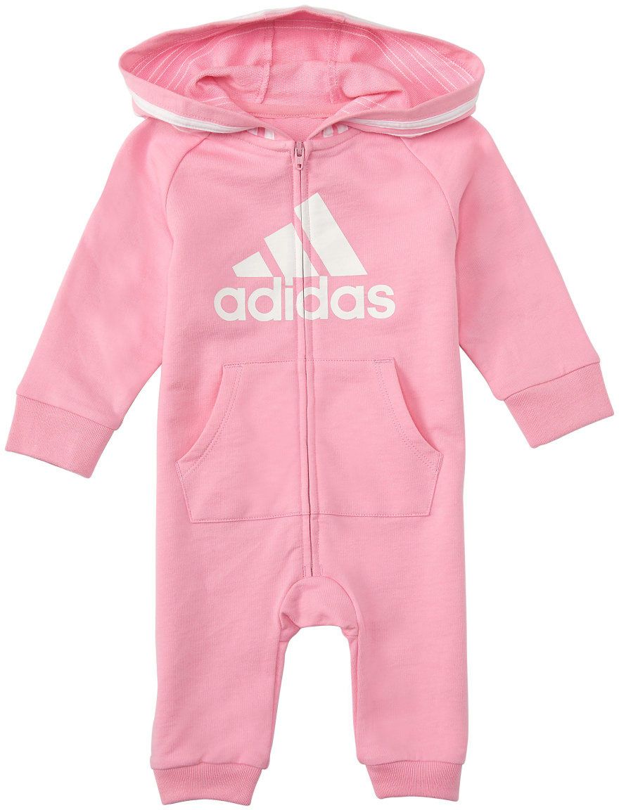 kids pink adidas hoodie