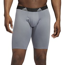 Adidas Performance Boxer Brief Underwear (3-Pack) Black/Grey/Blue