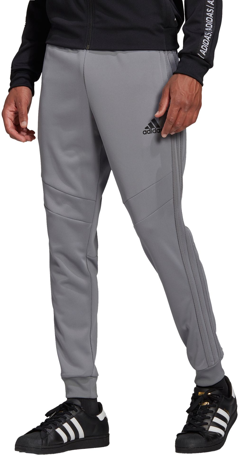 black and red adidas sweatpants