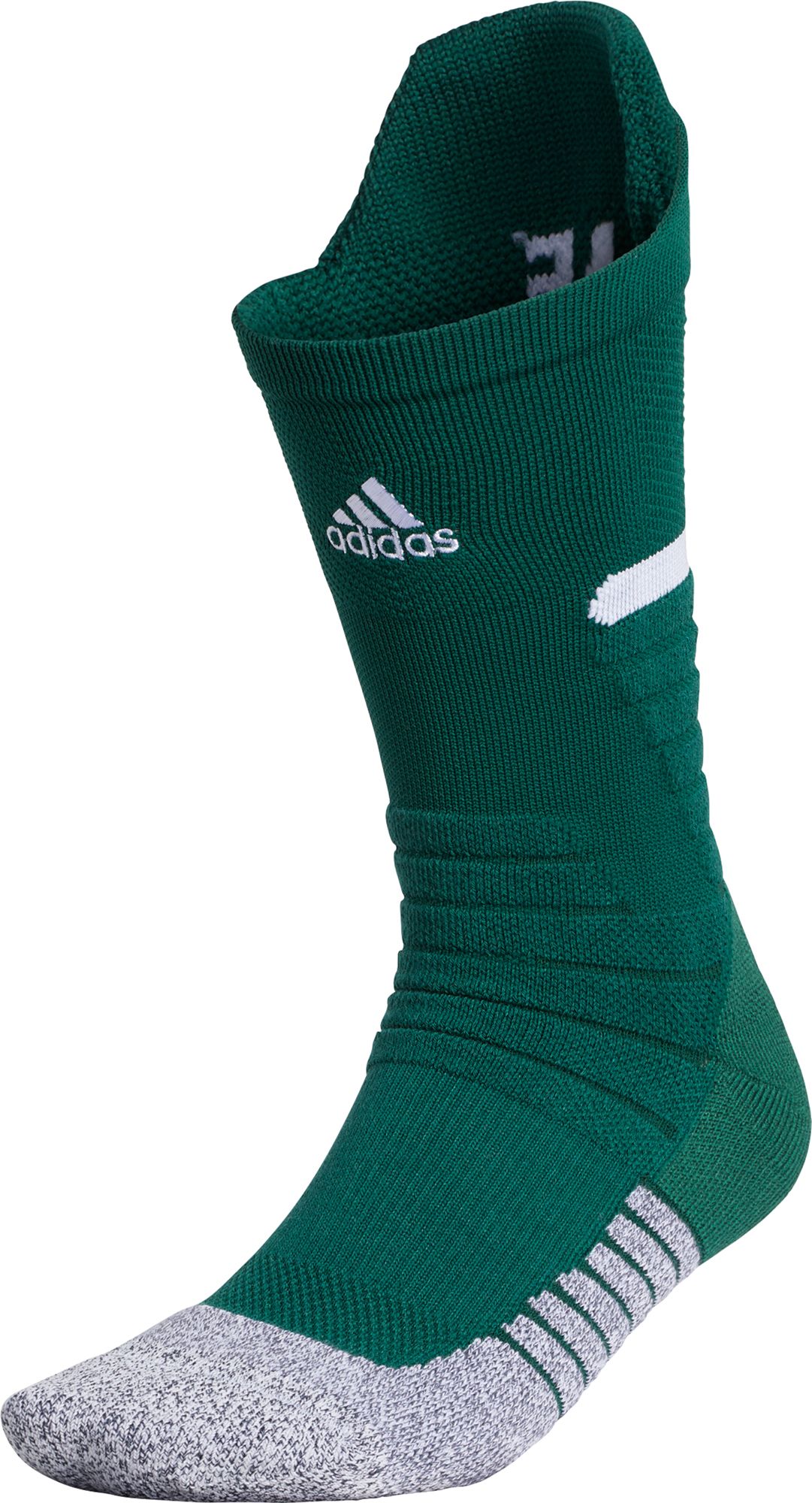 adidas Men's adizero Football Crew Socks - Green