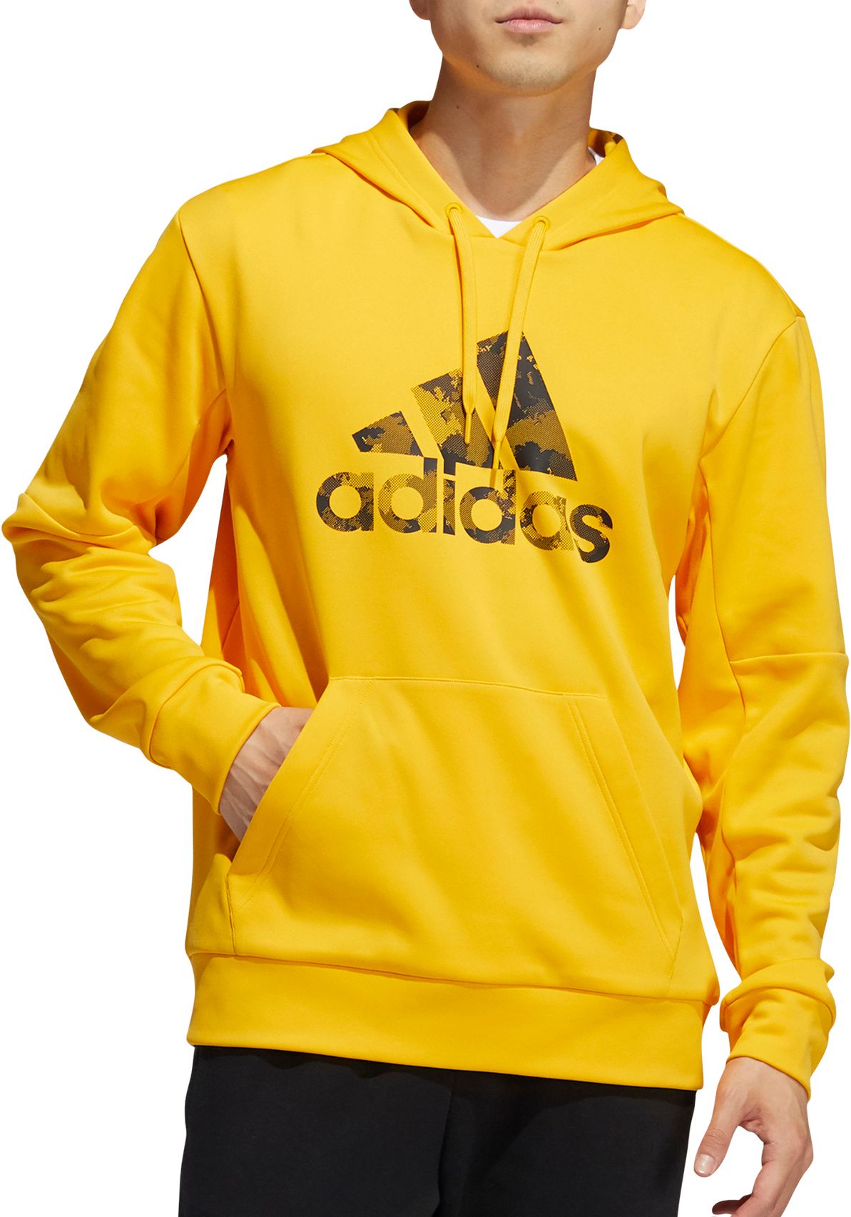 mustard yellow adidas hoodie