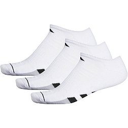 adidas Men's Cushioned II No Show Socks – 3 Pack