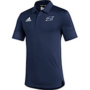 adidas Men's Akron Zips Navy Under the Lights Coaches Sideline Polo