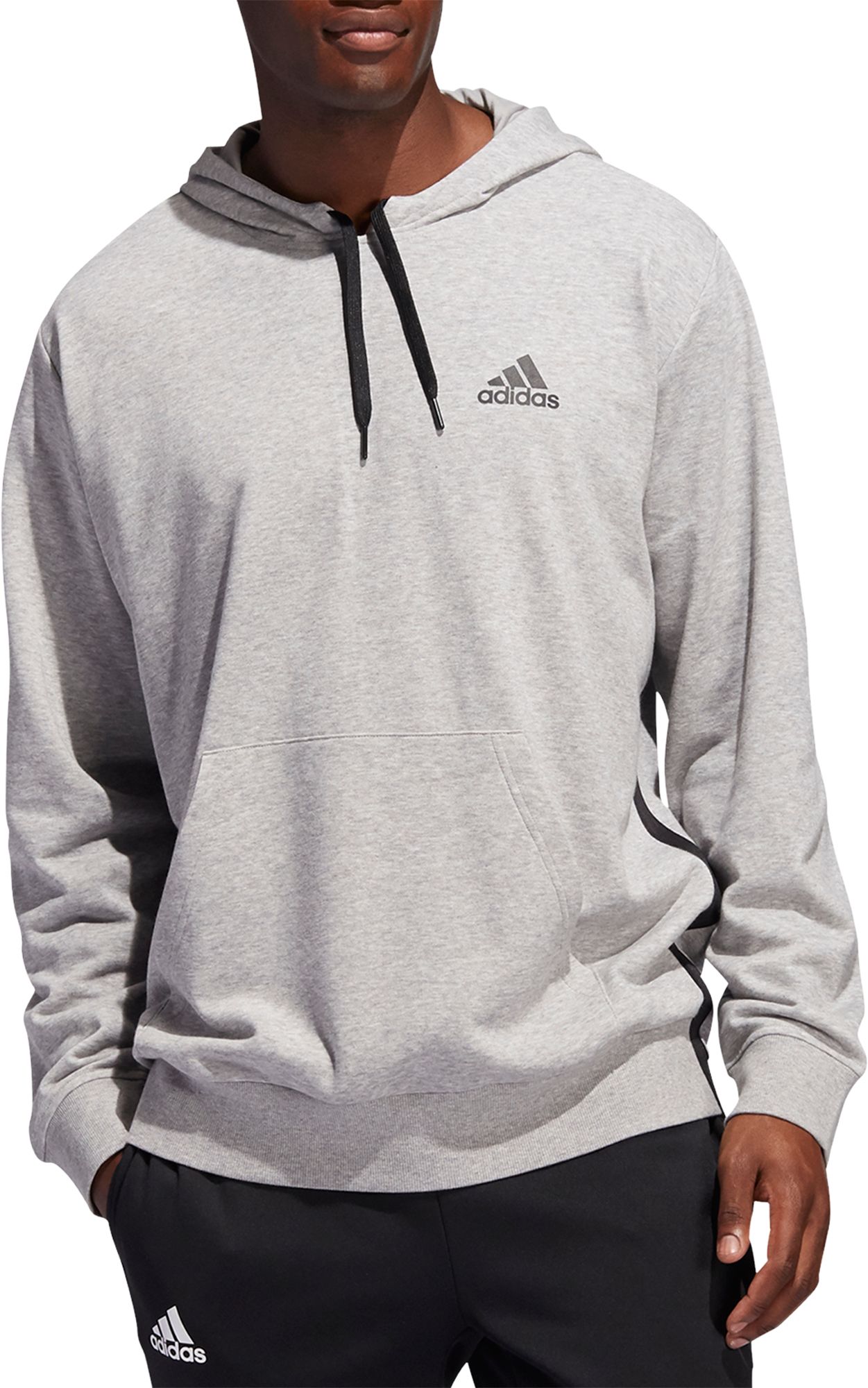 adidas grey zip hoodie men's