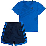 adidas Toddler Boys' Short Sleeve T-Shirt and Mesh Shorts Set