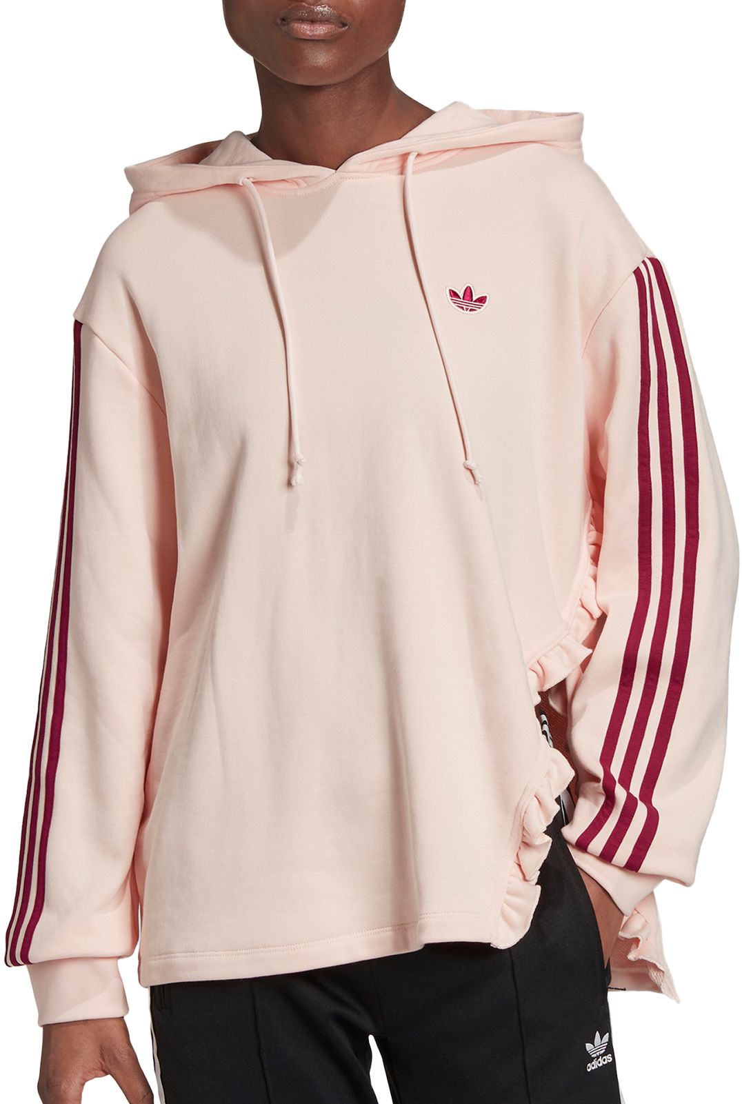 rose pink adidas hoodie