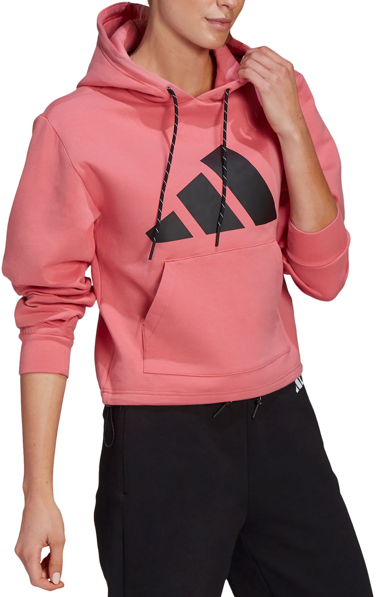 rose pink adidas hoodie