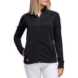 adidas Women's Textured Full-Zip Golf Jacket