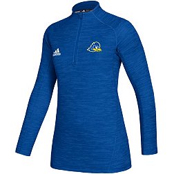 adidas Women's Delaware Fightin' Blue Hens Blue Game Mode Sideline Quarter-Zip Shirt
