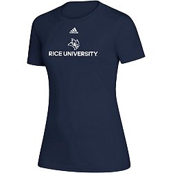 adidas Women's Rice Owls Creator Blue T-Shirt