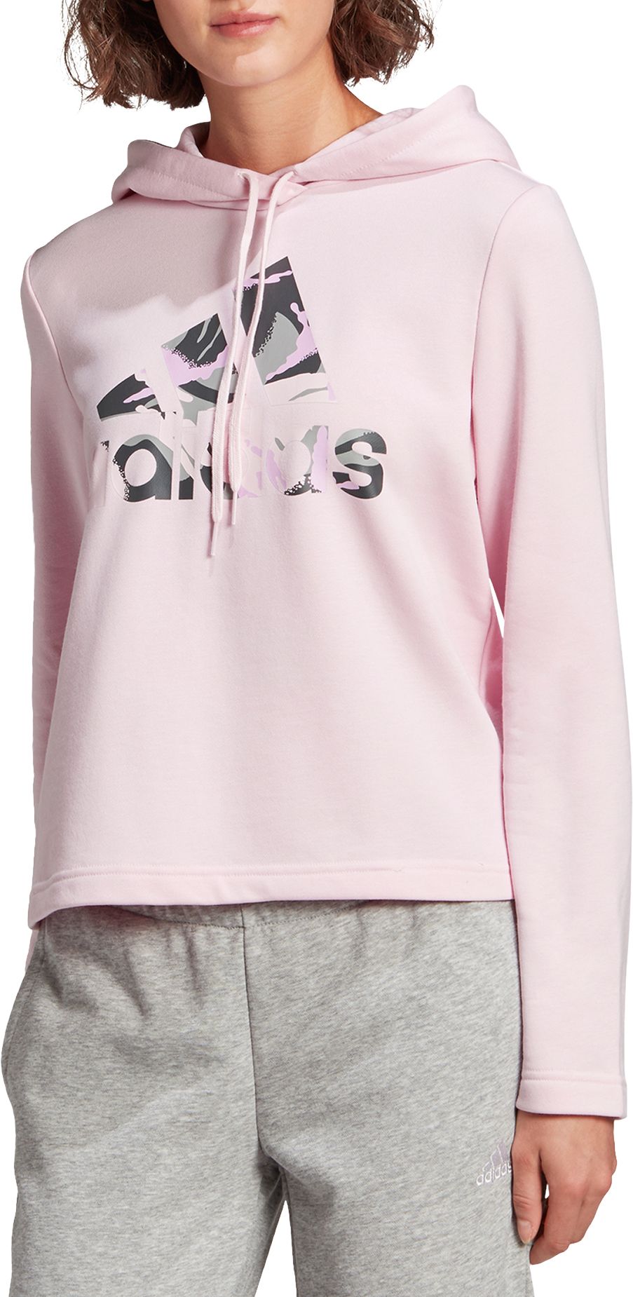 pink and black adidas hoodie