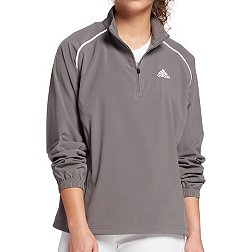 adidas Women's Triple Stripe Long Sleeve Woven Softball Jacket