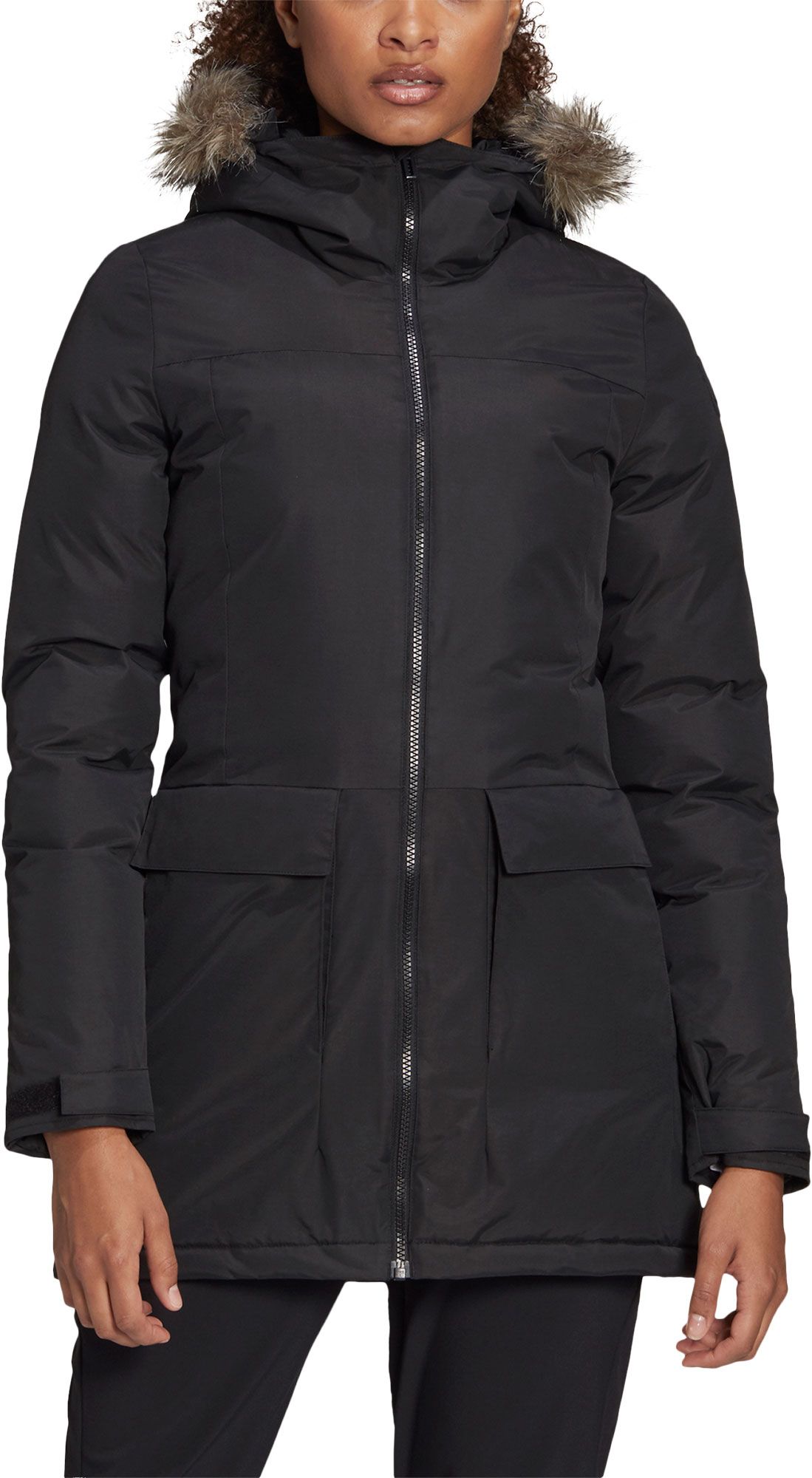 adidas winter long jacket