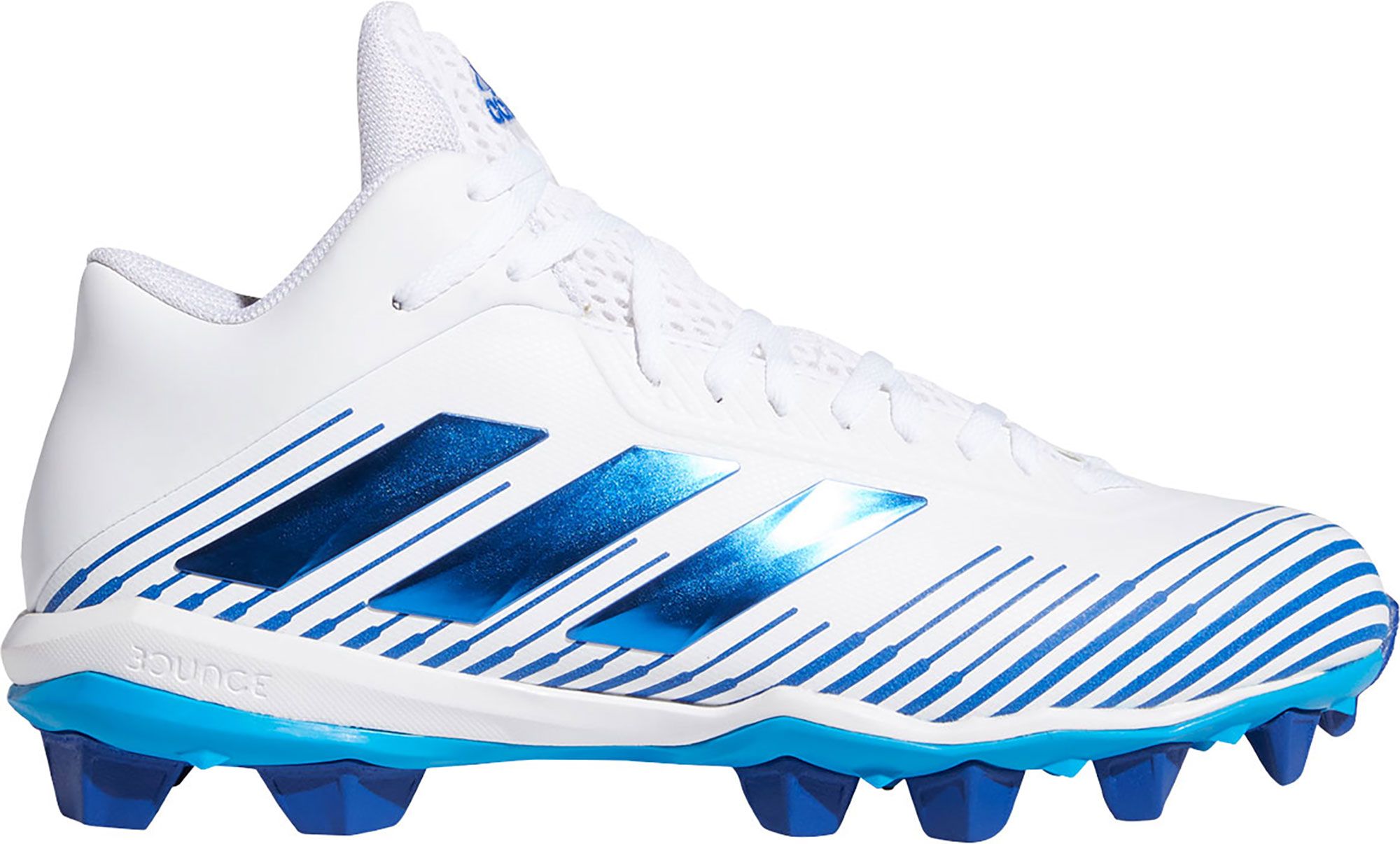 blue youth football cleats