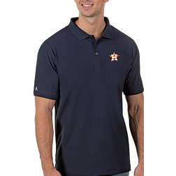 Antigua MLB Houston Astros Spark Short-Sleeve Polo Shirt