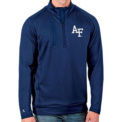 Antigua Men's Air Force Falcons Blue Generation Half-Zip Pullover Shirt