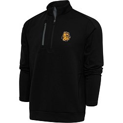 Antigua Men's Minnesota-Duluth  Bulldogs Black Generation Half-Zip Pullover Shirt