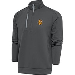 Antigua Men's Minnesota-Duluth  Bulldogs Grey Generation Half-Zip Pullover Shirt
