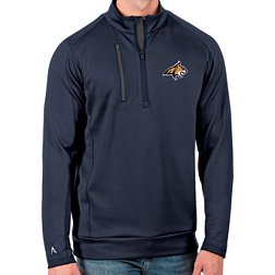 Antigua Men's Montana State Bobcats Blue Generation Half-Zip Pullover Shirt