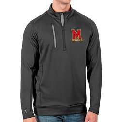 Antigua Men's Maryland Terrapins Grey Generation Half-Zip Pullover Shirt