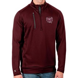 Antigua Men's Missouri State Bears Maroon Generation Half-Zip Pullover Shirt