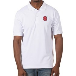 Antigua Men's NC State Wolfpack Legacy Pique White Polo