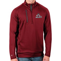 Antigua Men's New Mexico Lobos Cherry Generation Half-Zip Pullover Shirt