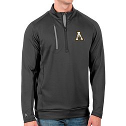 Antigua Men's Appalachian State Mountaineers Grey Generation Half-Zip Pullover Shirt
