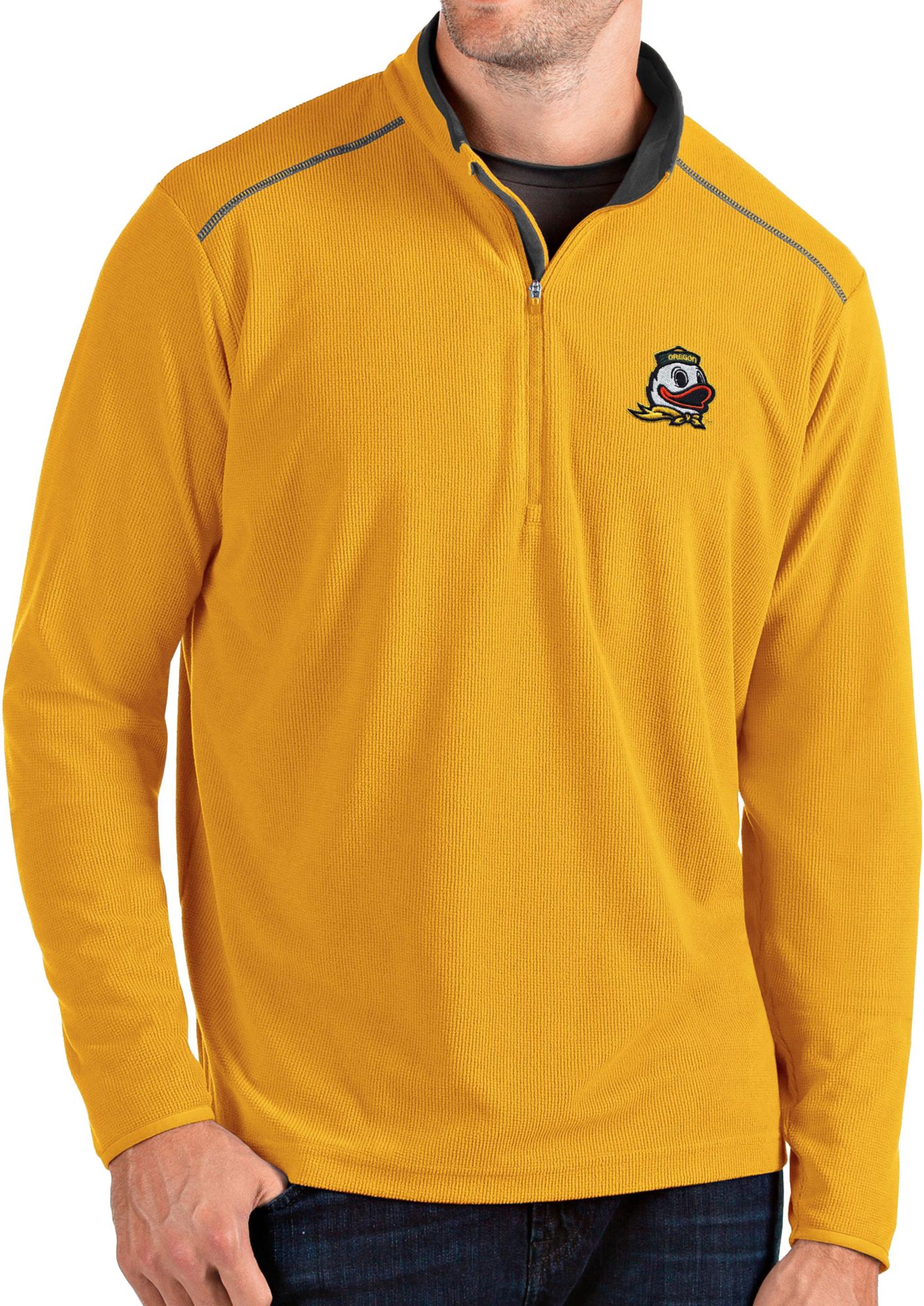 Men's Antigua Purple/Gold Minnesota Vikings Generation Quarter-Zip Pullover  Jacket 