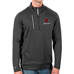 Antigua Men's Arkansas State Red Wolves Grey Generation Half-Zip Pullover Shirt