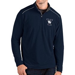 Antigua Men's Yale Bulldogs Yale Blue Glacier Quarter-Zip Shirt