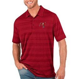 Antigua Men's Tampa Bay Buccaneers Red Compass Polo