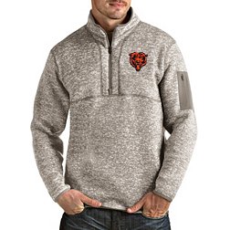 Antigua Men's Chicago Bears Oat Fortune Pullover Jacket